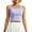 Purple, variant on yillto Womens Yoga Crop Tank with Bra Breathable Workout Running Tee Sleeveless Strappy Causal Shirts