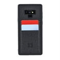thumbnail image 2 of Dockem Galaxy Note 9 Luxe TPU Wallet Case; 2 Card Holder Slots, Soft TPU Black/Black, 2 of 6
