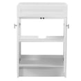thumbnail image 4 of 23 in. Single Sink Foldable Vanity Cabinet, White, 4 of 6