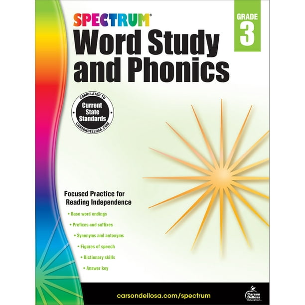 Spectrum Spectrum Word Study and Phonics, Grade 3 (Paperback