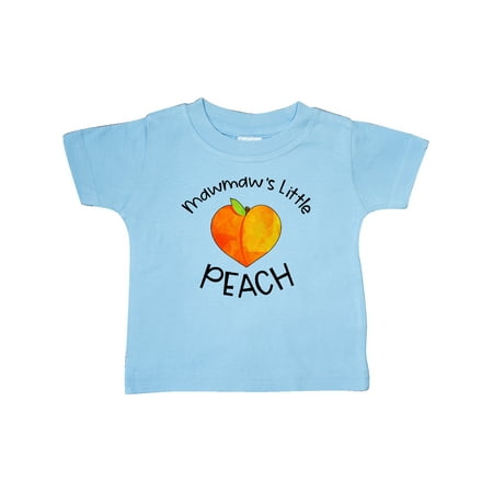 

Inktastic Mawmaw s Little Peach Cute Peach Heart Gift Baby Boy or Baby Girl T-Shirt