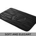 thumbnail image 2 of Yafa Home Fashion 2pc: 17" X 24" + 20"X 20" Bath Rug Set, Memory Foam; Water Absorbent & Non-Slip Bathmats(Black), 2 of 6