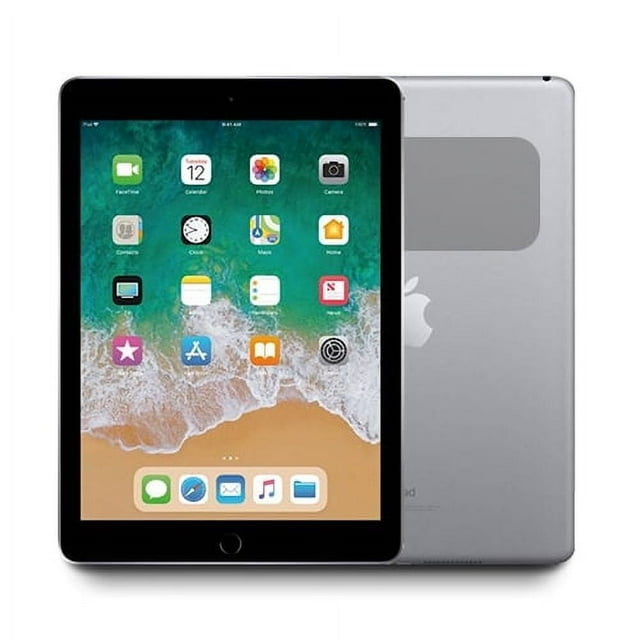 Apple iPad 5 2017 Restauré Écran 9,7 Pouces" Stockage 32 Go WiFi Seulement MP2F2LL/A - Gris Cosmique (Reconditionné)