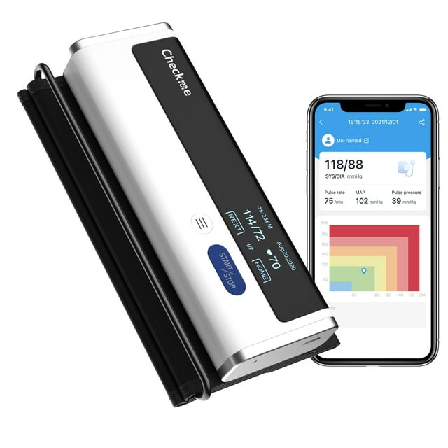 Checkme Moniteur de Pression Artérielle Sans Fil avec Connectivité Bluetooth