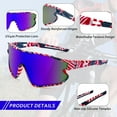 thumbnail image 5 of FEISEDY Unisex Youth Sunglasses, Teens Baseball Tennis Sunglasses, UV400 Sports Boys Girls Cycling Shades B4064, 5 of 14