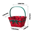 thumbnail image 2 of WYBXZ Christmas Gift Basket, Sweethearts Basket Candy Box, Snowflake Crisp Christmas Packaging Box, Christmas Table Centerpiece Packaging Box Biscuits Box, 2 of 5