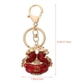 thumbnail image 2 of OULII Keychain Pendant Practical Design Key Ring Zine-alloy 1Set for Daily Use, 2 of 8