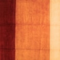 thumbnail image 1 of Ahgly Company Indoor Square Abstract Orange Contemporary Area Rugs, 7' Square, 1 of 1