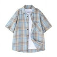 thumbnail image 3 of Birdeem Shirts for Men Mens Summer Button Lapel Top, 3 of 8