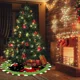 thumbnail image 5 of Falda De Árbol De Navidad, 48 Pulgadas Roja Y Verde Feliz Na, 5 of 7