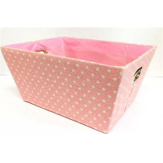 MDR Trading AP2CBW552PK Pink with White Polka Dots & Fabric Liner