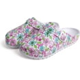 thumbnail image 2 of Women’s Garden Clogs EVA Slip On Comfort Shoes – Cute Printed Waterproof Mules for Nurses, Home, Outdoor, Kitchen, Work – Lightweight Non-Slip Foam Clogs, 2 of 14