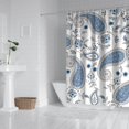 thumbnail image 3 of 72x84 Inches Vintage Tribal Boho Shower Curtain Polyester Fabric Bath Decor, 3 of 5