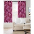 thumbnail image 2 of Pink Cherry Blossom Blackout Curtains for Bedroom Living Room Darkening Curtains 84 Inch Length 2 Panels Set Spring Flowers Modern Abstract Art Window Curtain Window Treatment Grommet Drapes 52"x84", 2 of 9