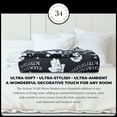 thumbnail image 2 of Artisan 34 Oversized Plush Throw Blanket- Bed & Couch Fuzzy and Fluffy Super Soft Colorful, Warm & Lightweight Decorative Blanket- 50x70”, Skulls, 2 of 4