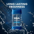 thumbnail image 4 of Gillette Clear Gel Antiperspirant and Deodorant for Men Cool Wave Scent 3.8 oz 3 Pack, 4 of 13