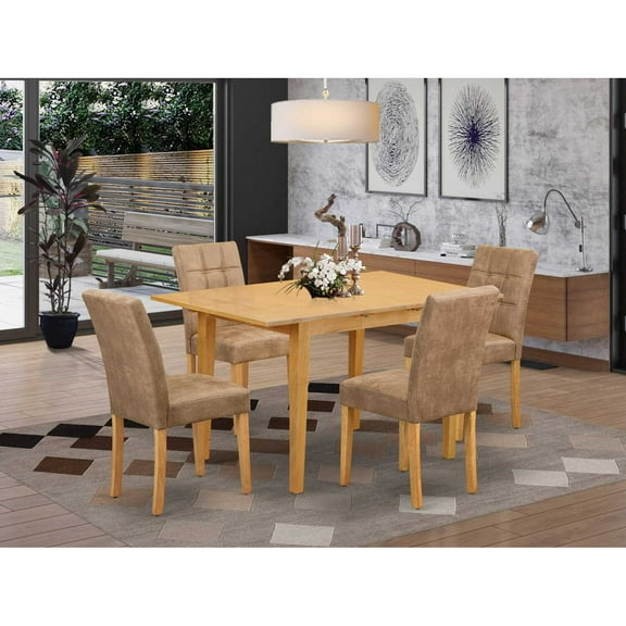 East West Furniture 5 Piece Dining Room Set