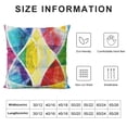 thumbnail image 5 of Orinice Circles Lines Abstract Design Graphic Decorative Throw Pillow Cover 20x20in, 5 of 5