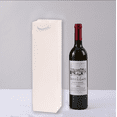 thumbnail image 3 of Bolso de mano para vino tinto, con asa roja atrevida, ventana gruesa, papel kraft, para una sola botella, para dos botellas, caja portátil para regalo de vino, 3 of 5
