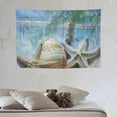 thumbnail image 3 of FANNA Palm Trees Starfish Shell Tapestry 60x40in Soft Durable Lightweight Room Bedroom Decoration Indoor Outdoor Wall Art Hippie Bed Cover Beach Blanket Tablecloth Yoga Mat Ceiling Decor 60x40in, 3 of 7