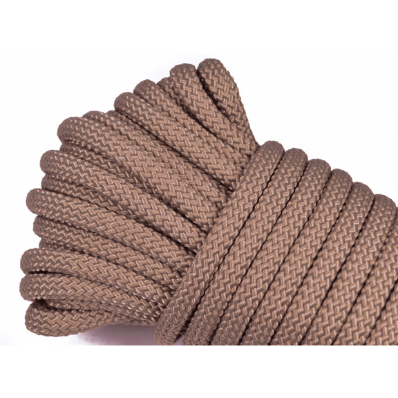 Polypropylene Utility Rope -1/4" - 50 Feet - Coyote Brown
