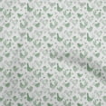 thumbnail image 1 of oneOone Rayon Pear Green Fabric Birds Rooster Craft Projects Decor Fabric Printed By The Yard 56 Inch Wide, 1 of 4