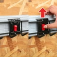 thumbnail image 4 of Hyper Tough Multi-Hook Rack Organizer, Wall Mount, Snap Rail System, Organizer Rail, 4 of 8
