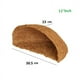 thumbnail image 5 of Xihbxyly Forro de Cesta de Fibra Natural, Tapete Colgante para Plantas de Jardín, Forma Semicircular, Retención de Agua, Decoración para Balcones Exteriores, Barandilla de Pared Interior, Paquete de, 5 of 6