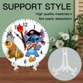 stitch Halloween Thanksgiving Cute Round Digital Wall Clock 12inch30cm