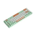 thumbnail image 2 of TIMIFIS Bluetooth Keyboard 3 Modes 66% Mechanical Gaming Keyboard 69 Mini RGB Red Switch P/BT Keycaps Type-C Keyboard Colour Blocking For Gaming And Working ummer, 2 of 7