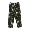 thumbnail image 6 of Uemuo Happy New Year Pattern Women's Wide Leg Palazzo Lounge Pants with Pockets Light Weight Loose Comfy Casual Pajama Pants-Medium, 6 of 9
