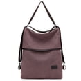 thumbnail image 1 of Bolso de lona para mujer, moderno bolso bandolera, tres usos, sencillo, informal, para viajes, para mujer, 1 of 5
