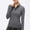 Grey, variant on Tshirts For Women Autumn Winter Yoga Long Sleeve Slim Running Quick Drying Sports Tops T Shirts Outwear