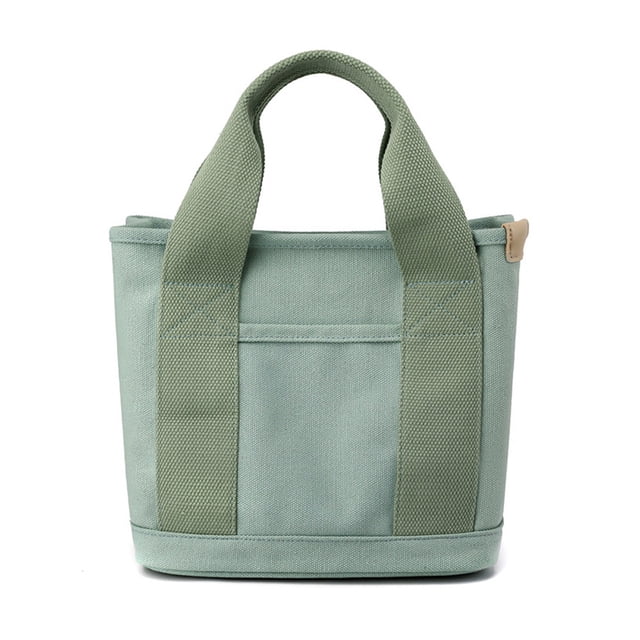 Bolso de mano para mujer, pequeño bolso para el cuerpo, mini bolso de moda, bolso cruzado de lona, bolso de hombro, verde
