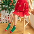 thumbnail image 6 of Fgnfyis Christmas 5 Pairs of Cartoon Baby Girls Boys Children's Socks for Women and Men Mid-Crew Socks Red, 6 of 9