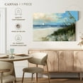 thumbnail image 5 of Elephant Stock Oak Island Sunrise Wall Art - Horizontal Canvas Wall Art - Living Room Wall Decor - Beach Canvas - Blue And Beige Decor By Sally Swatland - 45" x 30", 5 of 8