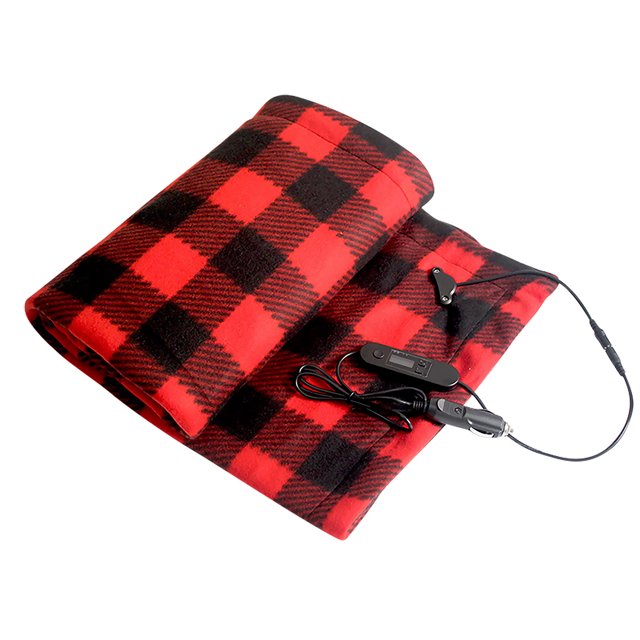 Manta Eléctrica Cálida Invierno 12 V Ygjytge Calentador Forro Polar