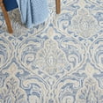 thumbnail image 6 of SAFAVIEH Micro-Loop Cornelius Floral Area Rug, Blue/Ivory, 2' x 3', 6 of 8