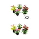 thumbnail image 1 of Macetas de flores de casa de muñecas,Accesorios de miniaturas de casa de muñecas, 1 of 9
