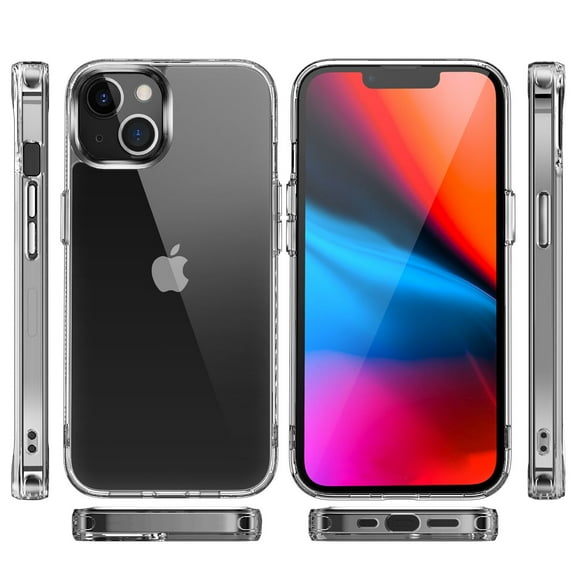For Apple iPhone 11 Pro Max (6.5") Hybrid HD Crystal Clear Hard PC Back Gummy TPU Frame Slim with Chromed Buttons Cover ,Xpm Phone Case [ Transparent ]
