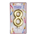 thumbnail image 5 of Gold Birthday Number 8 Candle, Gold Birthday Decorations, Candles for Cake Topper, Party Decoration, Anniversary and Graduation Celebrations, 5 of 6