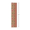 thumbnail image 3 of Hallmark Recyclable Kraft Wrapping Paper (Santas, Trees, Stripes Christmas), 3 of 8