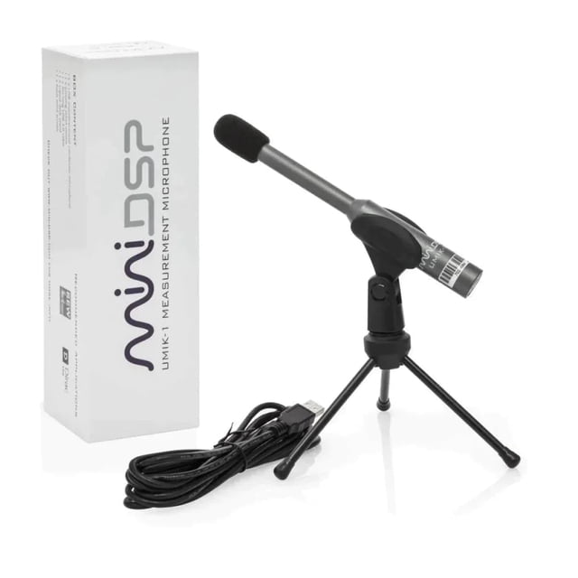 Micrófono MiniDSP UMIK-1 de medición USB omnidireccional