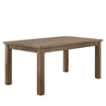thumbnail image 3 of Pemberly Row 5-Piece Contemporary Wood Dining Set in Natural and Teal, 3 of 11