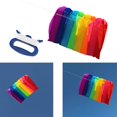 thumbnail image 3 of tredstone Large Rainbow Kite and 9.84ft Flying Line for Outdoor Games Activities C, 3 of 8