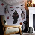 thumbnail image 4 of Halloween Window Stickers, Spooky PVC Glass Decals with Ghosts Pumpkins Bats, Peel and Stick Decorations for Windows Balcony Glass Doors Party, 4 of 5