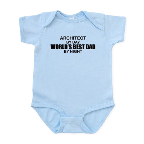 CafePress - World's Greatest Dad Architect Infant Bodysuit - Baby Light Bodysuit, Size Newborn - 24 Months