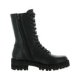 thumbnail image 2 of Steve Madden Womens Conrad Leather Embellished Combat & Lace-up Boots, 2 of 3