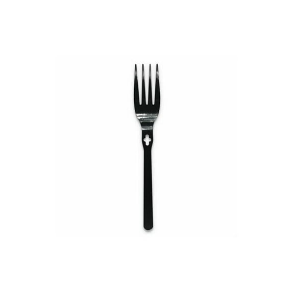 Fork WeGo Polystyrene Fork, Black, 1000/Carton