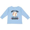 thumbnail image 3 of Inktastic Baseball Fan Quote Boys Sports Ball Boys Long Sleeve Toddler T-Shirt, 3 of 5